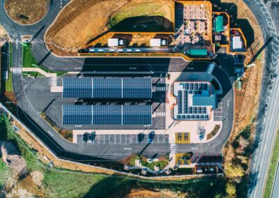 Gridserve Braintree England solar carport