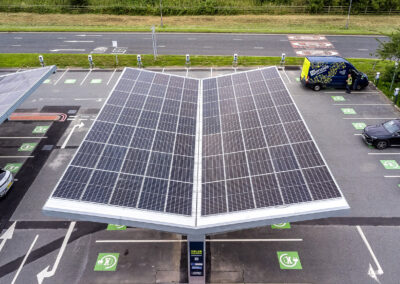 Metrocentre Newcastle England solar canopies