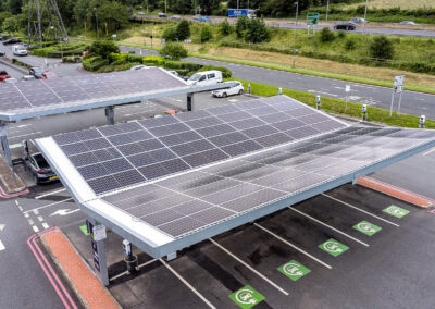 Metrocentre Newcastle England solar canopies