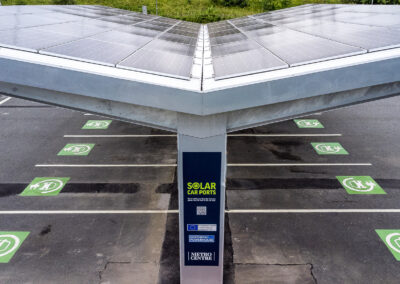 Metrocentre Newcastle England solar canopies