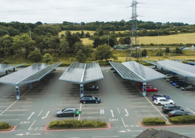 Metrocentre Newcastle England solar canopies