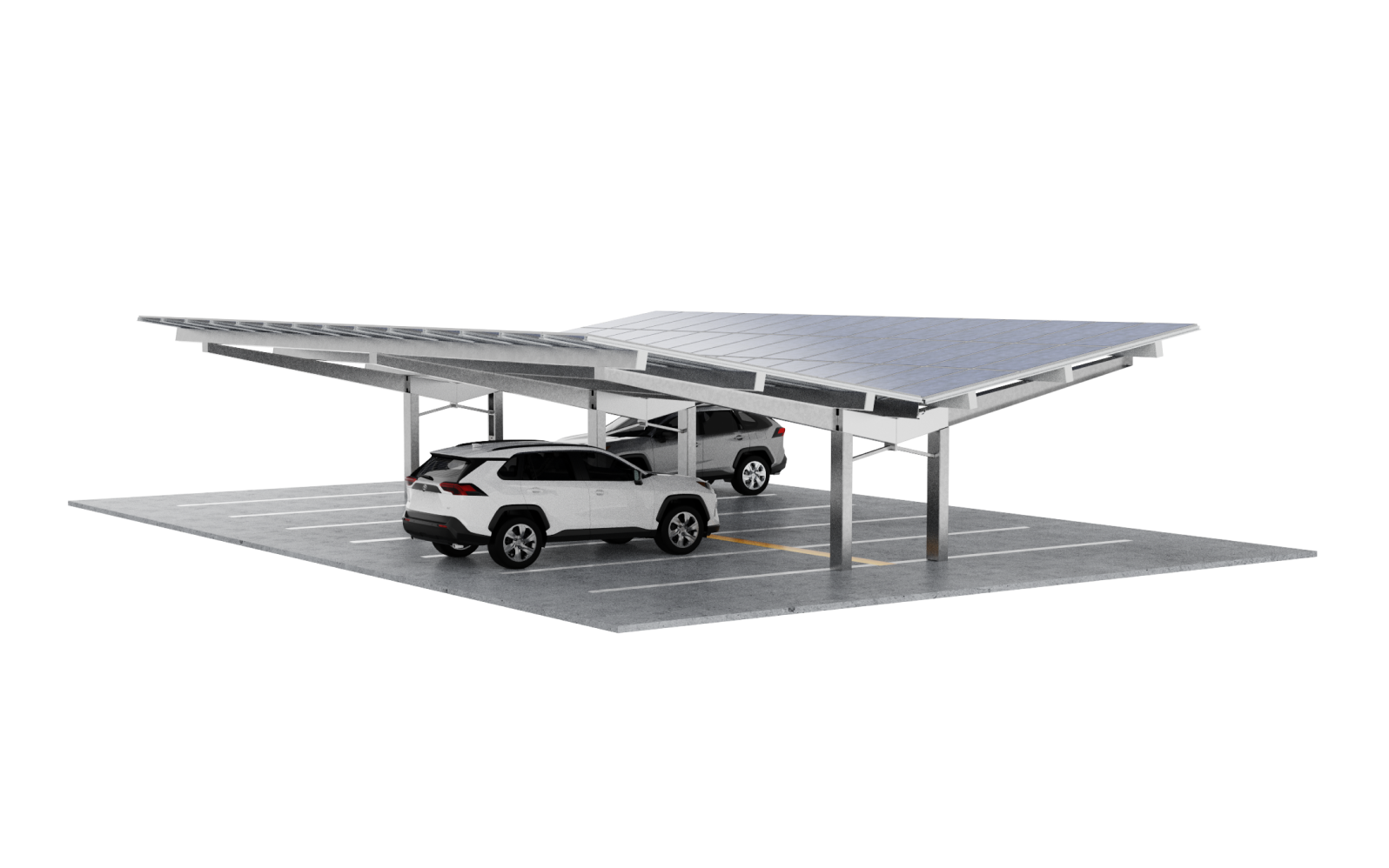 Bluetop Bion solar carport system