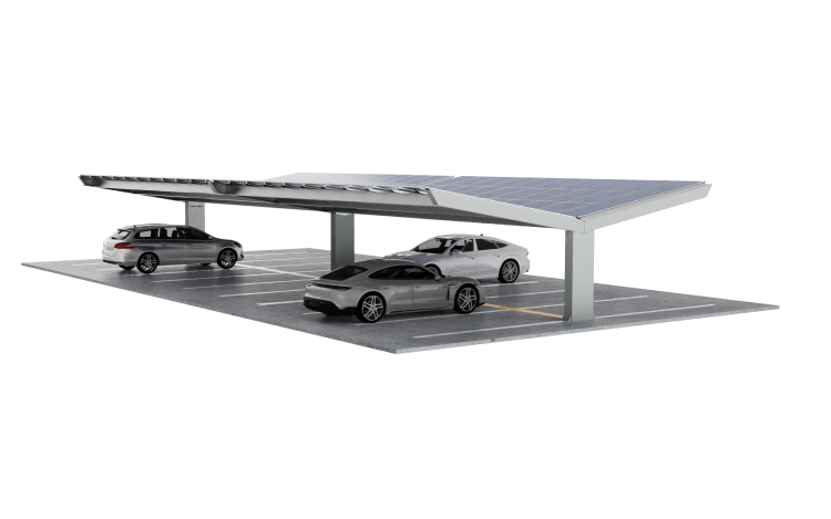 Bluetop Long Span Solar Carport System