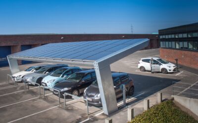 NEC Birmingham England solar carport