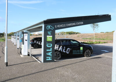 Halo Hub Kilmarnock Scotland solar carport