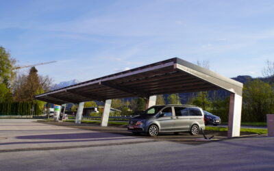 NEC Birmingham England solar carport