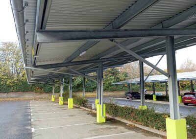 Civic Centre Gateshead England solar canopies