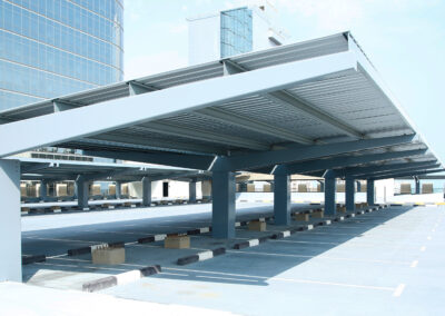 Multistorey Car Park Kuwait solar canopies