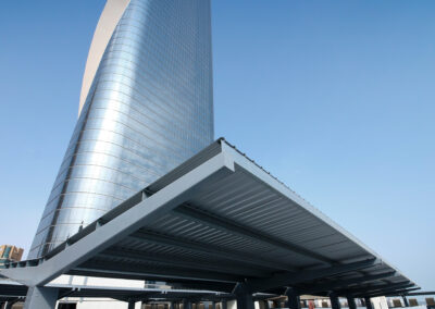 Multistorey Car Park Kuwait solar canopies