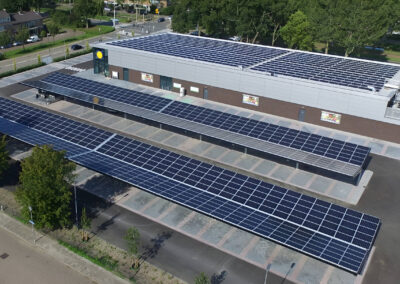 Lidl woerden netherlands solar carports