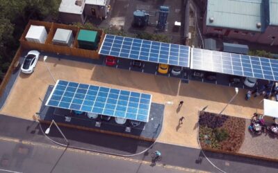 NEC Birmingham England solar carport