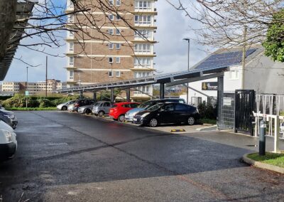 Plymouth Marine Laboratory England solar canopies