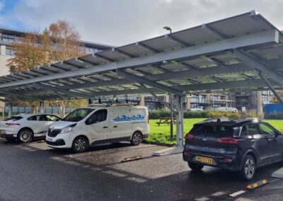 Plymouth Marine Laboratory England solar canopies