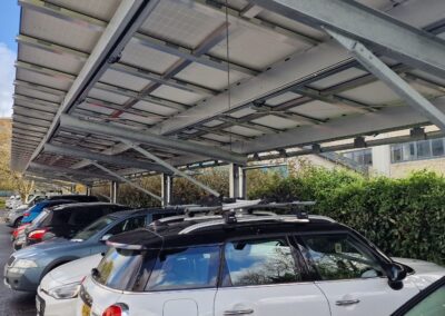 Plymouth Marine Laboratory England solar canopies