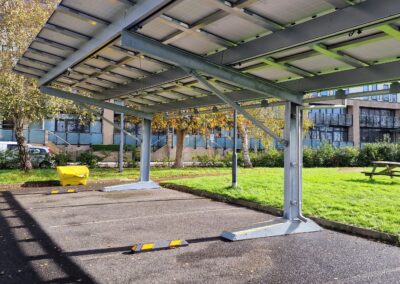 Plymouth Marine Laboratory England solar canopies