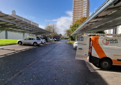 Plymouth Marine Laboratory England solar canopies