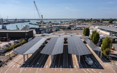 NEC Birmingham England solar carport