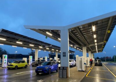 Gridserve Braintree England solar carport