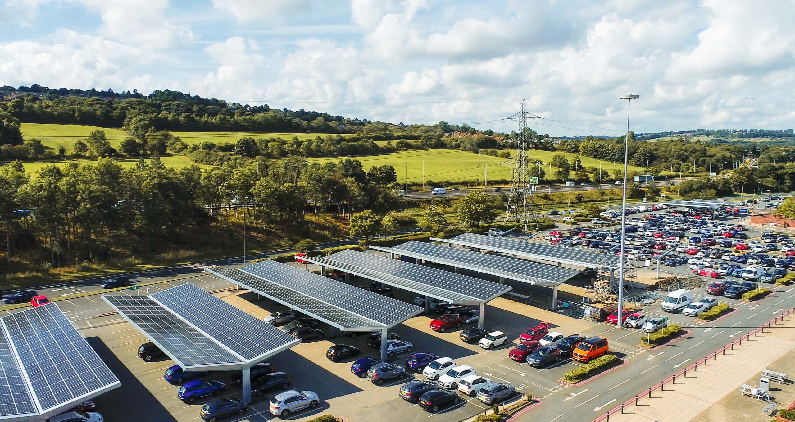 Metrocenter Newcastle Bluetop OPTI Solar Carport