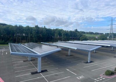 Metrocentre Newcastle England solar canopies