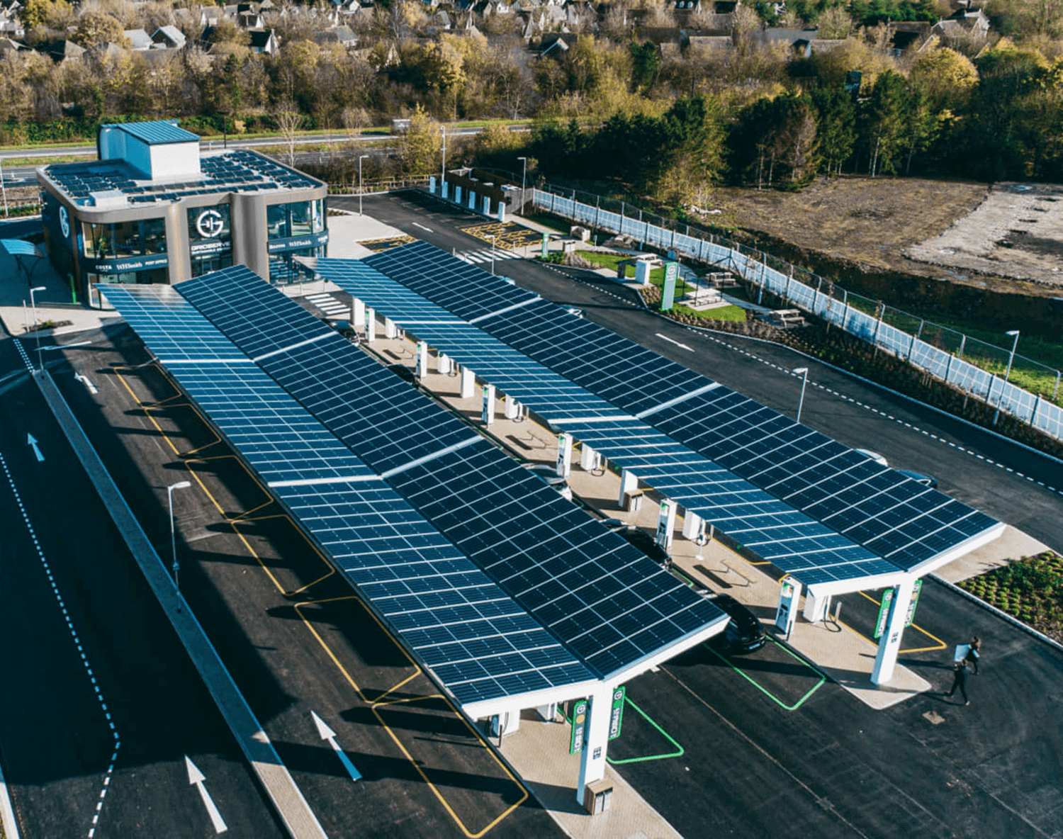 Gridserve England solar canopies