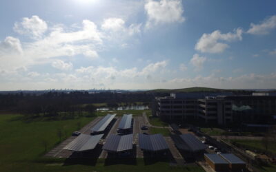 Bluetop liefert Solarüberdachungen für das größte Solar-Carport-Projekt in Großbritannien