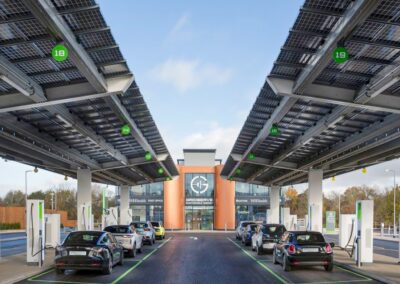 Gridserve England solar canopies