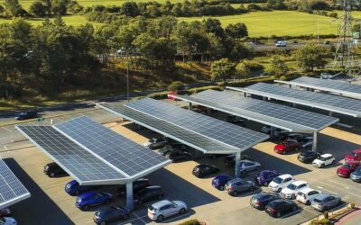 NEC Birmingham England solar carport