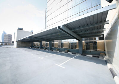 Multistorey Car Park Kuwait solar canopies