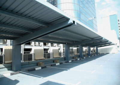 Multistorey Car Park Kuwait solar canopies