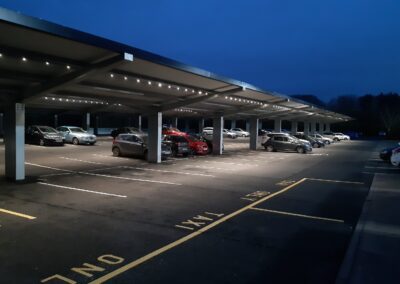 Ricoh Telfor England solar canopies