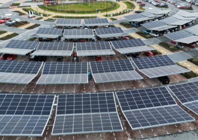 Stourton Park & Ride Leeds England Solar Canopies