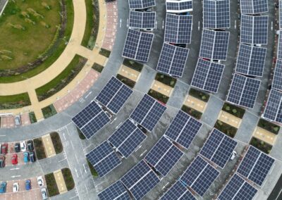 Stourton Park & Ride Leeds England Solar Canopies