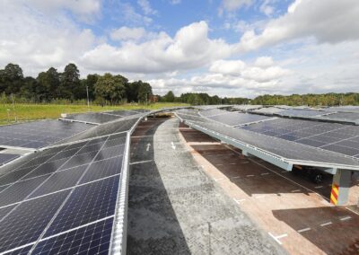 Stourton Park & Ride Leeds England Solar Canopies