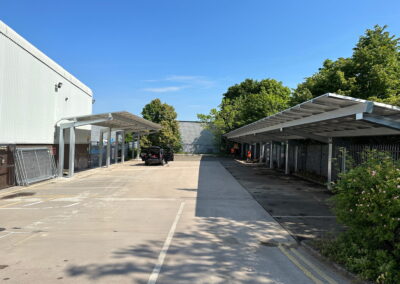 Bluetop Solar Parking BION solar canopies installed at Stockport Council