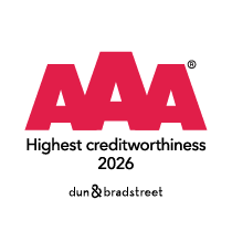 Dun & Bradstreet AAA Highest creditworthness